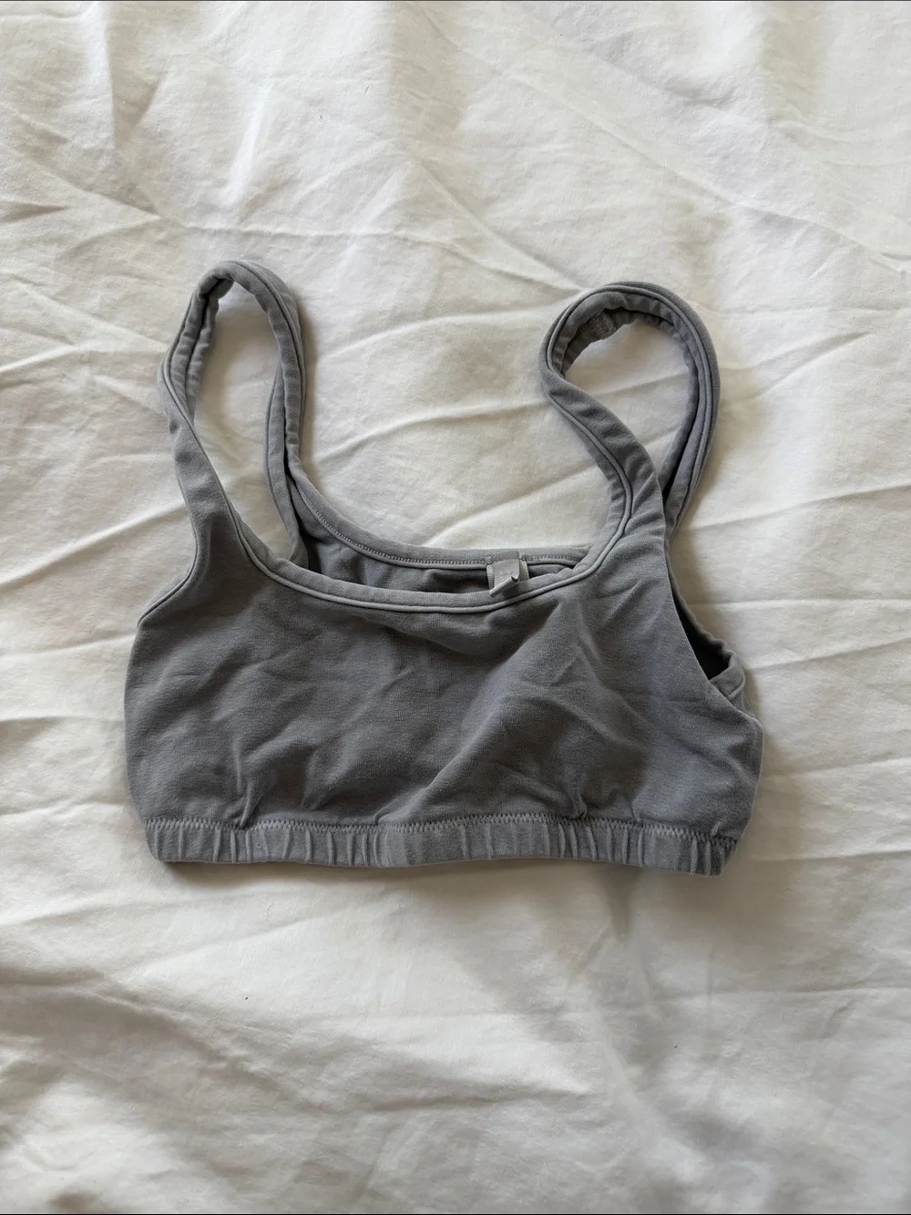 SKIMS Scoop Wireless Bralette - Light Gray